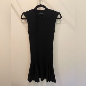 All Saints Black Knit Sleeveless Dress